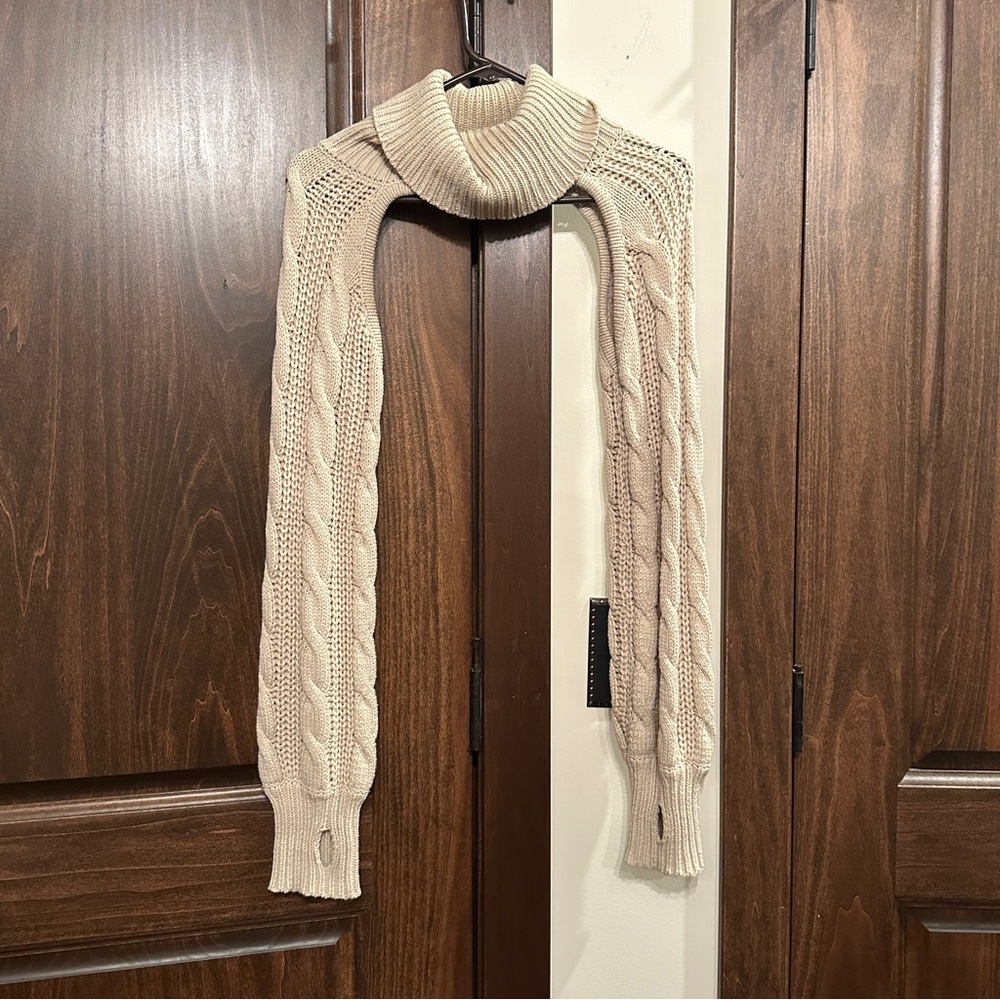Knit shrug sweater